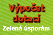 Kalkulačka
- Výpočet dotací Kalkulačka - Výpočet dotací